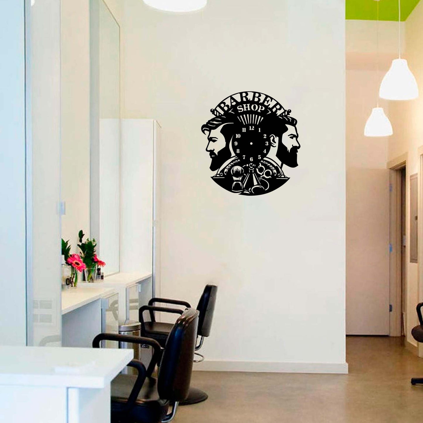 Reloj Barber. 50 x 46 cms.