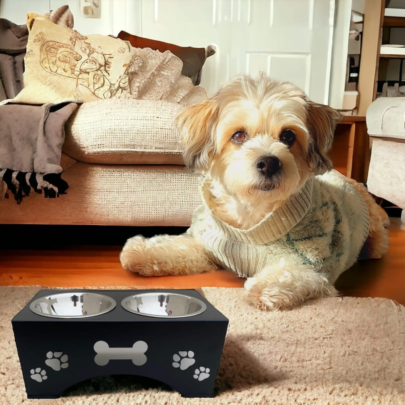Comedero elevado para mascotas
